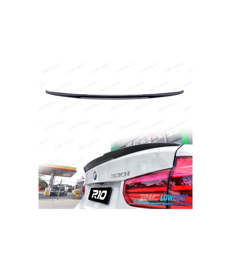 AILERON LIP SPOILER TRASEIRO BMW F30 F35 F80 LOOK M4 PRETO BRILHO