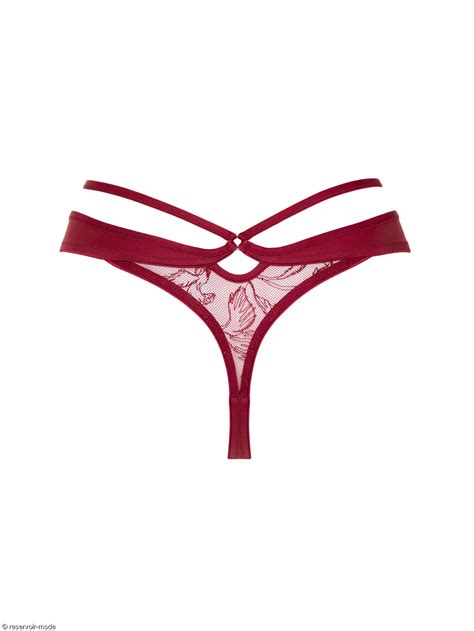 String échancré Ruby Lisca Réservoir Mode Lingerie Femme et Homme