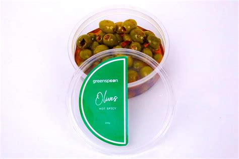 Greenspoon Hot Spicy Olives 200g Greenspoon