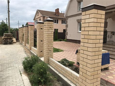 Кирпичные столбы для забора варианты кладки (43 фото) - фото - картинки ...