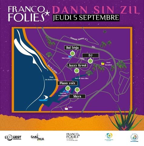 Les Francofolies dann sin zil débarquent au Port de Plaisance de Saint