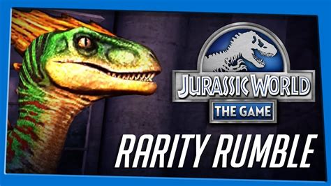 Event RARITY RUMBLE With SUPER RARE Dinos Jurassic World The Game