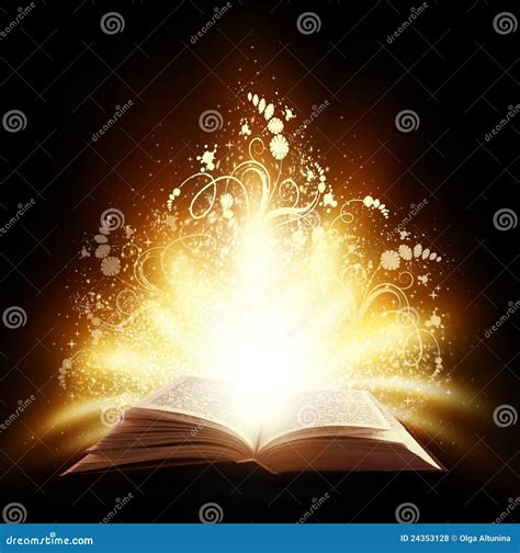 Magic book stock photo. Image of objects, antique, light - 24353128