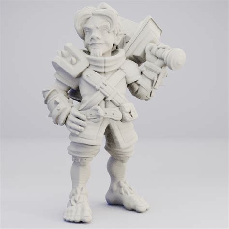 Hot Goblin ハーフリング戦士C ミニチュア ホットゴブリン TRPG グレートソード