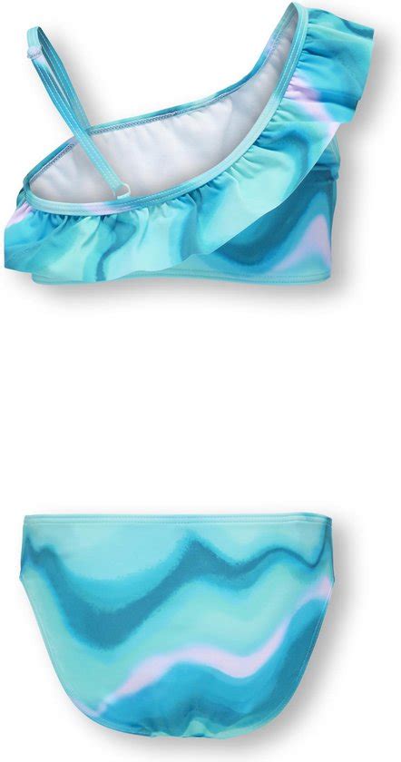ONLY KOGLAURA ONE SHOULDER BIKINI SET ACC Meisjes Bikini Maat 110 116 Bol
