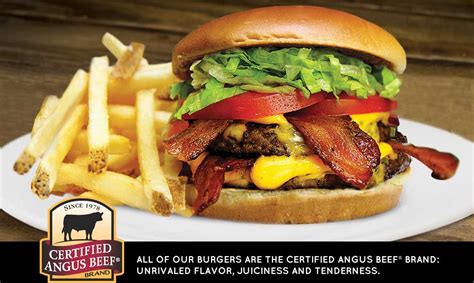 Premium Blend Angus Burgers Beef O Brady S Menu