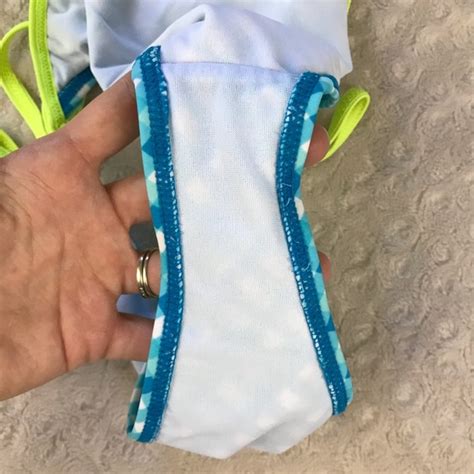U S Polo Assn Swim Us Polo Assn String Bikini Swim Bottoms Gingham Poshmark
