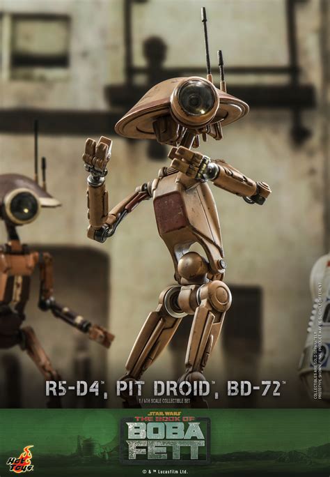 The Book Of Boba Fett R5 D4 Pit Droid And BD 72 Set By Hot Toys The Toyark News