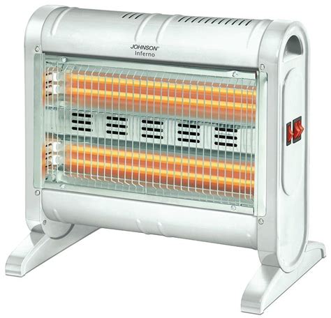 Johnson INFERNO Stufa Stufetta Elettrica Al Quarzo Ventilata 800 1600W