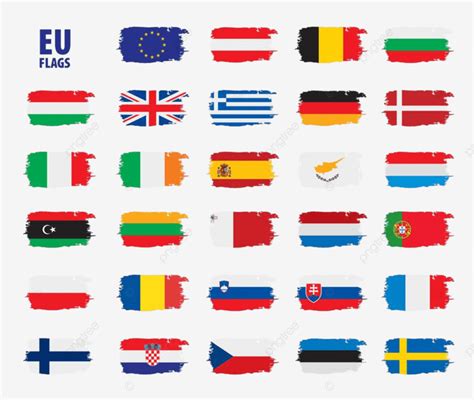 European Union Flag Vector Art Png Flags Of The European Union