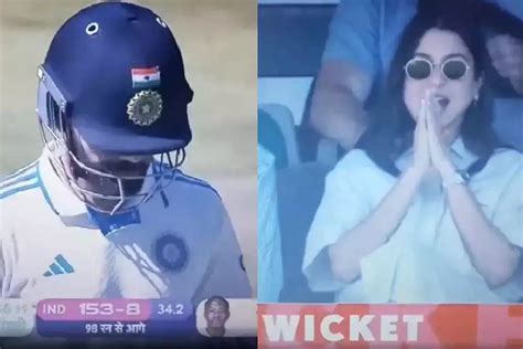 Anushka Sharmas Heartbreaking Reaction After Virat Kohlis Dismissal At