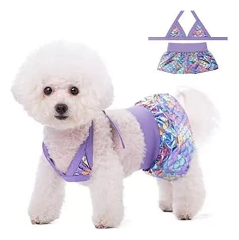 Traje De Ba O De Bikini Para Perro Vestido De Ba O De Veran Cuotas Sin Inter S