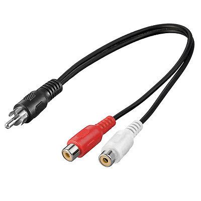 Cinch Y Adapter X Cinchstecker Auf X Cinchbuchse Adapterkabel