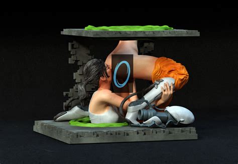 Chell Portal 3D Model 3D Printable CGTrader