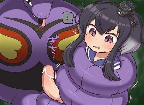 Tokitsukaze And Arbok Kantai Collection And 1 More Drawn By Rantana