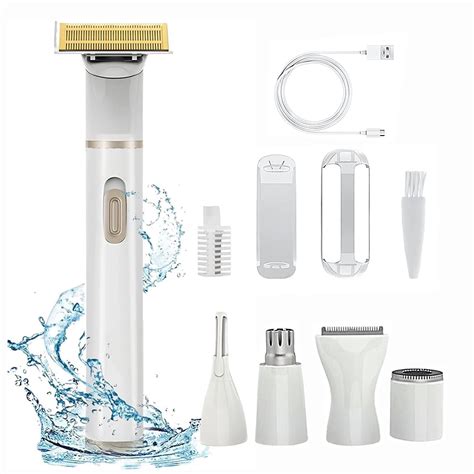 Dsseng Womens Electric Razor Set In Electric Lady Shaver Bikini Trimmer For Women Pubic