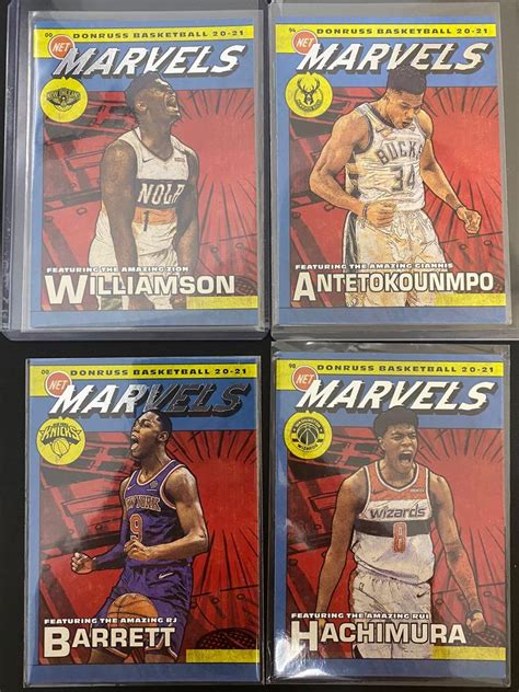 Donruss Net Marvels Giannis Town LeBron James Jayson Tatum Zion