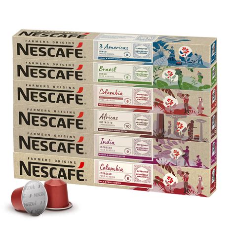 Nescaf Farmers Origin Starterpaket Kapseln F R Nespresso F R