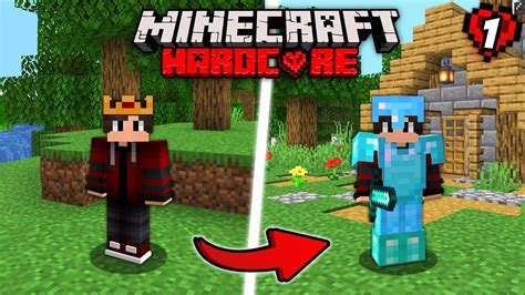 The LUCKIEST START EVER In Hardcore Minecraft Hindi YouTube