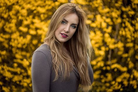 Women Face Portrait Redhead Blonde HD Wallpaper Wallpaperbetter