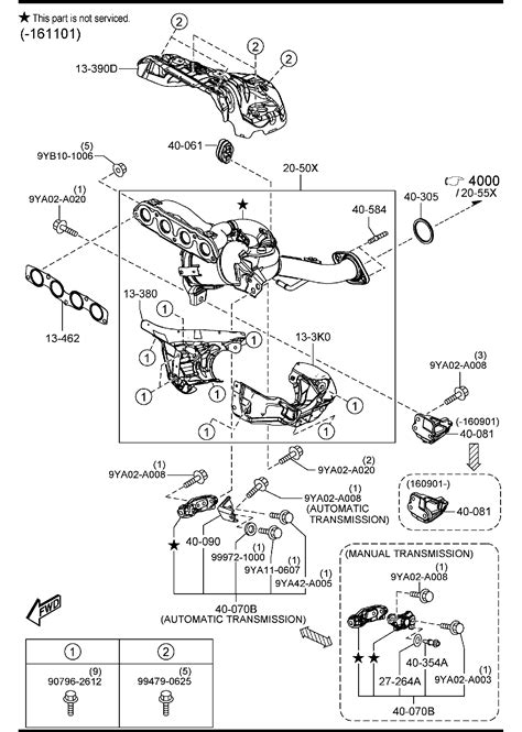 Mazda Mazda6 Insulator, exhaust. Manifold - PY01-13-3K0 | ZOOMZOOM