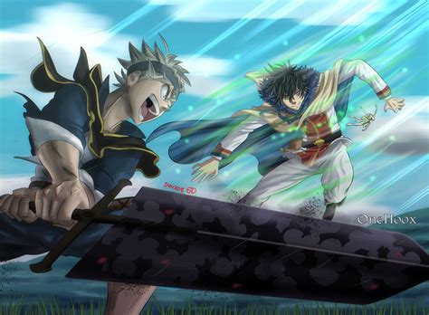 black clover asta  yuno  onehoox  deviantart