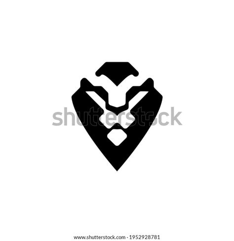 Lion Negative Space Logo Monogram Stock Vector Royalty Free 1952928781 Shutterstock