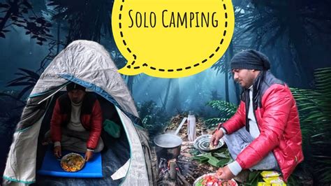 Solo Jungle Camping L Solo Camping In Uttarakhand L Winter Camping Deep Forest Youtube