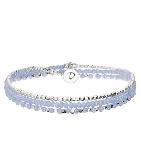 Bracelet Heaven Bleu Saphir Triple Tours DORIANE BIJOUX