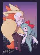 Post 3312712 Braixen Gingy K Fox Kirlia Kirlia Shiny Porkyman