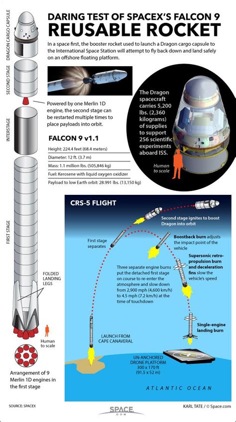 Spacex Landing Infographic