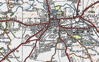 colchester hospital map