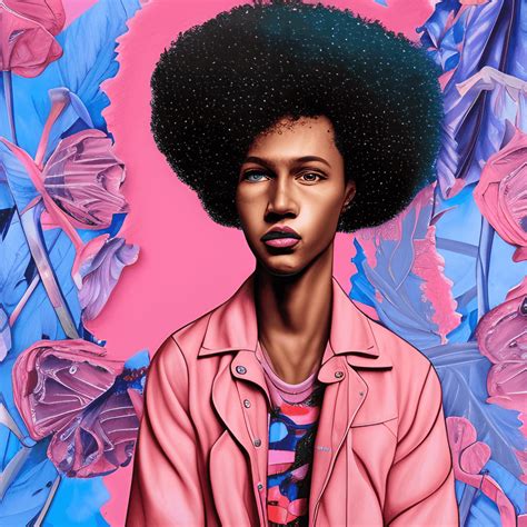 Florida Afro Full Body In Jerry Pinkney Stijl Met Steve Madden · Creative Fabrica