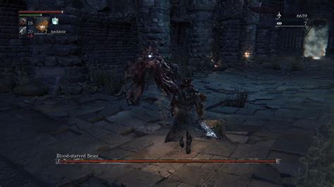 Bloodborne Blood Starved Beast Boss Fight Youtube