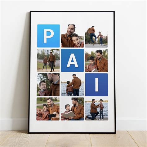 Foto Colagem Personalizada, Tema: Dia dos Pais | Elo7