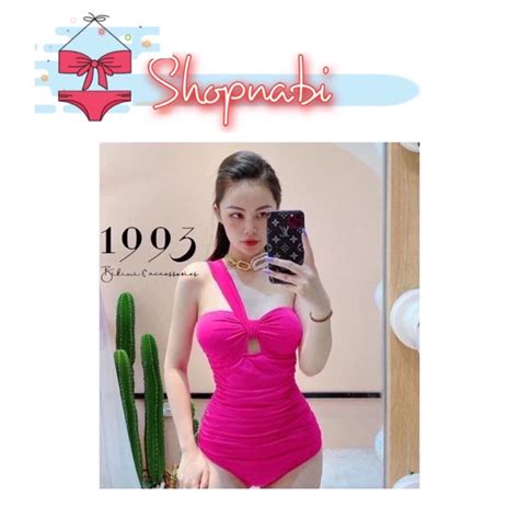 Bikini mảnh lệch vai nhúng che bụng Shopee Việt Nam