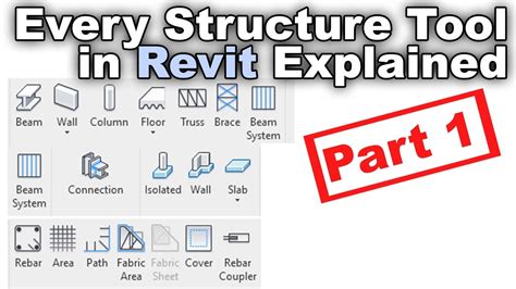 Every Structure Tool In Revit Tutorial Part Youtube