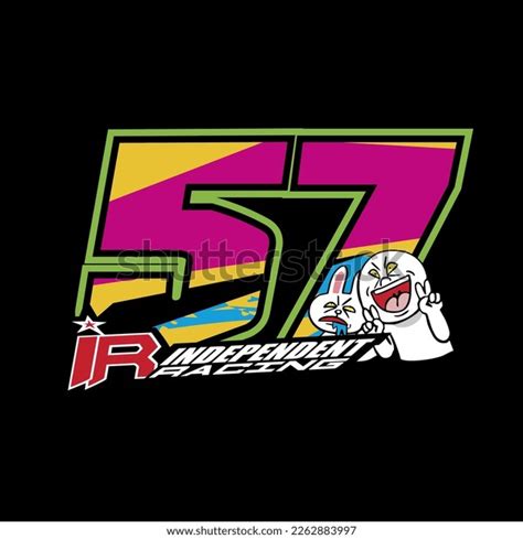 57 Racing Number Initial Racing Number Stock Vector (Royalty Free ...