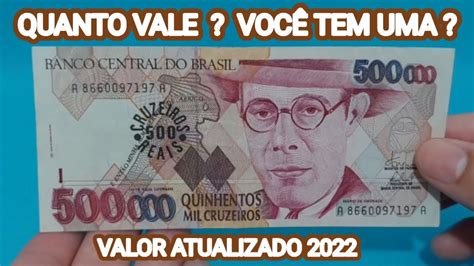 Quanto Vale 500 Cruzeiros Em 2022 ENSINO