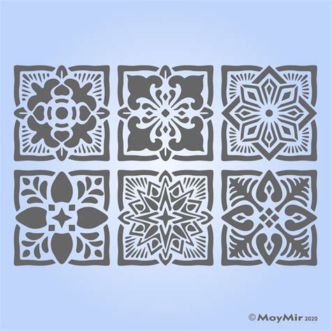 stencil design etsy