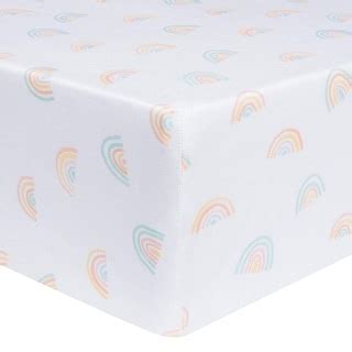 Rainbow Fitted Crib Sheet Bed Bath Beyond 37434747