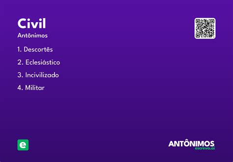 Como Se Escreve Civil - Civil - Significado e Sinônimo - escreva.ai