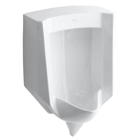 Kohler 18125 In W X 27625 In H White Wall Mounted Urinal At