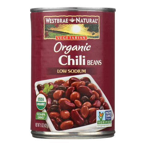 Westbrae Foods Organic Chili Beans Case Of 12 15 Oz