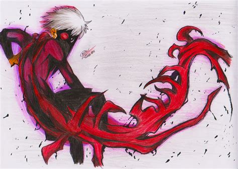 Kaneki - Tokyo Ghoul (centipede mode) by Sakamoto26 on DeviantArt