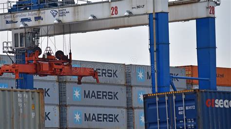 Inland Port Greer Of South Carolina Ports Authority Editorial Photo