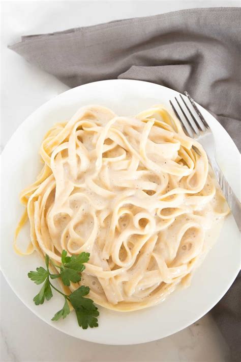 Light Fettuccine Alfredo Wanderzest