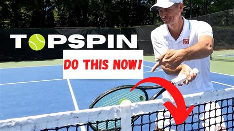 Here S How To Learn Topspin The Easy Way Youtube