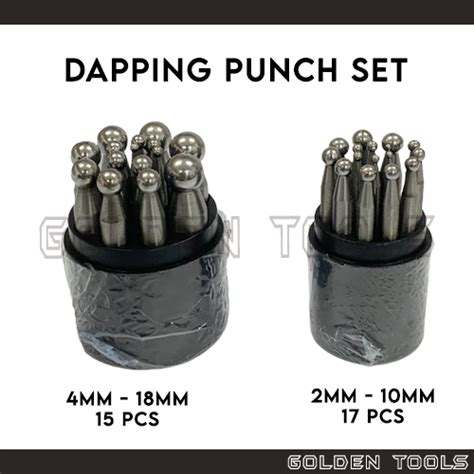 15 Pcs 17 Pcs Dapping Punch Set Doming Punch Jewellery Making Casting