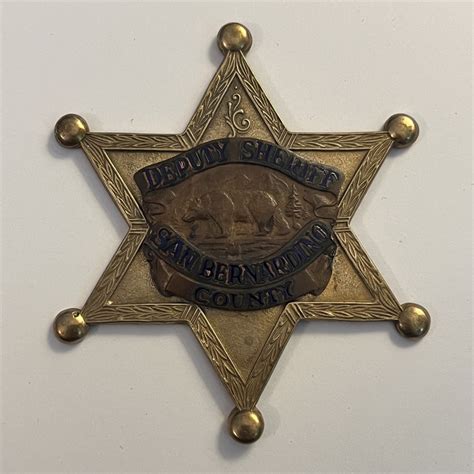 Collectors-Badges Auctions - San Bernardino County Deputy Sheriff Badge